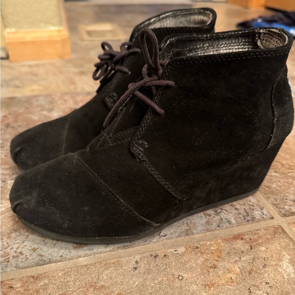Toms suede wedge - Picture 1 of 4